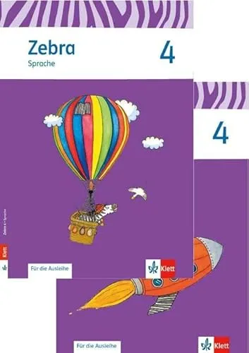 Zebra 4: Paket Heft Sprache, Heft Lesen (ausleihfähig) Klasse 4 (Zebra. Ausgabe ab 2011)