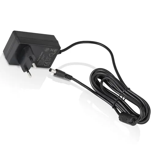 Wicked Chili 2500mA DC Hohlstecker Netzteil 5,5mm/2,5mm Universal zB für Bose SoundLink Mini, Kraftmax BC-4000 Pro Akku Ladegerät (12V DC / 2.5A / Länge: 300 cm) schwarz