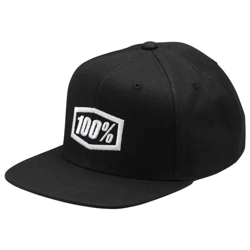 100% Snapback Cap Icon Schwarz - Stylische Snapback Cap aus 100% Baumwolle, ideal für jeden Casual-Look und passend für Erwachsene. Perfekt für Freizeit und Sport!
