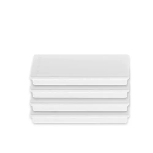 Discofix Rechtmagnete in weiß Größe: 55 x 22 x 8 mm, 4 Stk