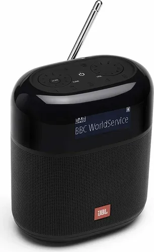 JBL Tuner XL Radiorekorder in Schwarz - Tragbarer Bluetooth Lautsprecher mit DAB+, UKW und 15 Stunden Akkulaufzeit für kabellosen Musikgenuss überall
