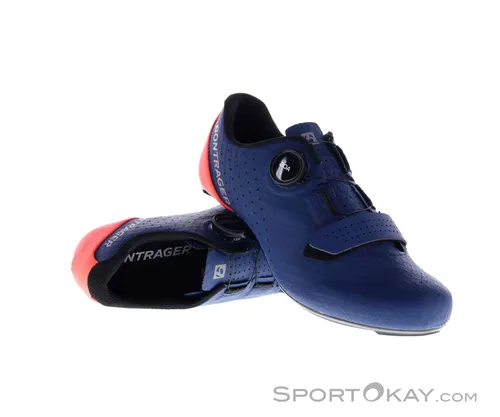 Bontrager Circuit Rennradschuhe - Dunkel Blau - Größe 46 - Fahrradschuhe mit hervorragender Kraftübertragung und atmungsaktivem Design, ideal für ambitionierte Rennradfahrer.