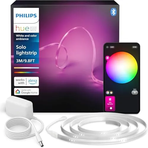 PHILIPS Hue Solo 3m Lightstrip 2000 - 6500 RGB Silikon