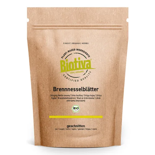Brennnesselblätter Tee Bio 1000g (2x500g) Biotiva (25,99 EUR/kg)