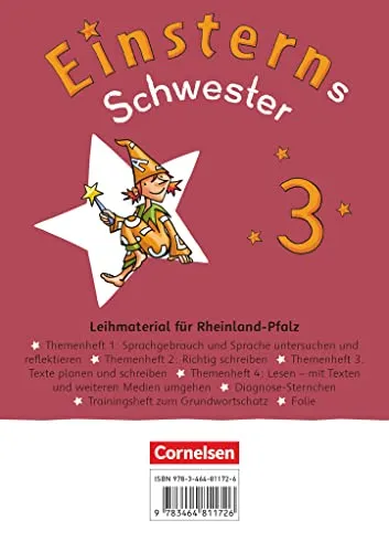 Einsterns Schwester - Sprache und Lesen - Neubearbeitung 2022 - 3. Schuljahr: Themenhefte 1-4, Training Grundwortschatz und Diagnoseheft - ... (Rheinland-Pfalz), mit digitalen Medien