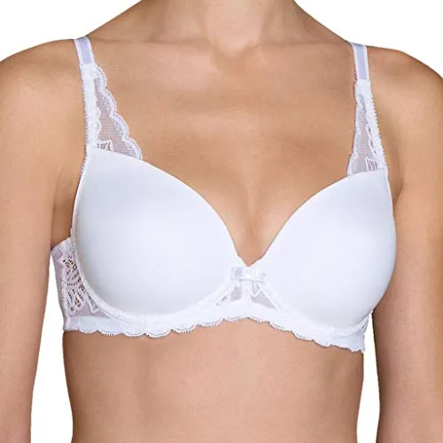 Triumph Damen Halbschalen BH Amourette Spotlight WHP, Weiß, Gr. 75D (Herstellergröße: 34D)
