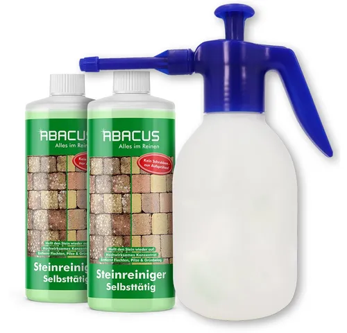 ABACUS Nell Ultra Algenentferner - Reinigungsmittel zur effektiven Entfernung von Algen, Grünbelag und Flechten. Extrem starkes Konzentrat mit Langzeitschutz für Terrassen, Dächer und mehr.