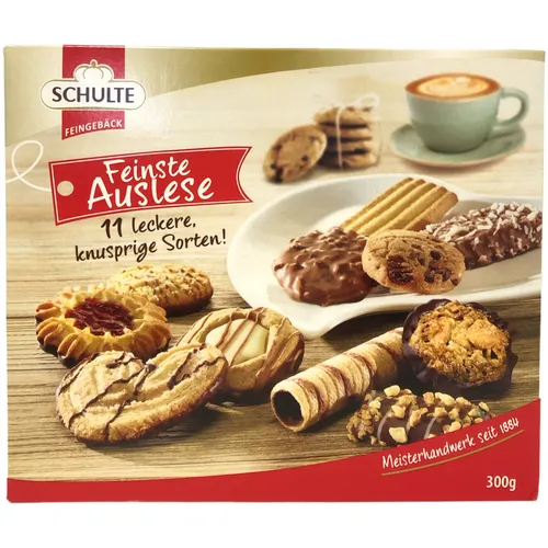 Schulte Feinste Auslese Gebäckmischung Kekse 11 leckere Sorten 300g Packung