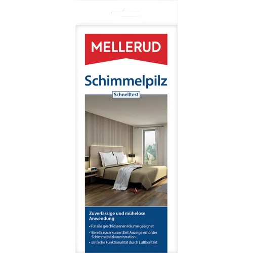 Mellerud Schimmelpilz Schnelltest - Schnelltest zur einfachen und zuverlässigen Schimmelpilzprüfung, ideal für Heimwerker und zur Sicherheit im Wohnraum.