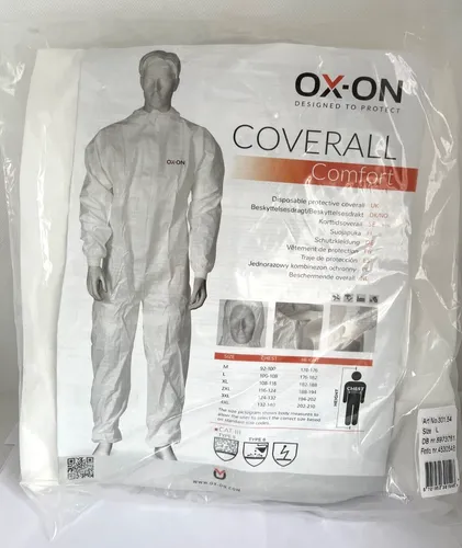 OX-ON Coverall Comfort Size L  / Schutzanzug