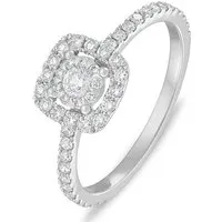 Valeria Damenring 86758598 aus 585er Weißgold - Eleganter Valeria Damenring 86758598 aus feinem 585er Weißgold. Ideal für besondere Anlässe oder als zeitloses Schmuckstück. Größe: 56.