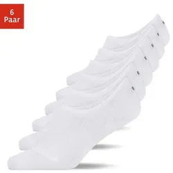 SNOCKS Füßlinge Invisible Socks (6-Paar) - Füßlinge aus Bio-Baumwolle mit Anti-Rutsch-Pad, perfekt unsichtbar in Schuhen und ideal für den Alltag.