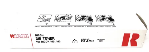 Ricoh 887659 889231 Toner Original Schwarz für M3/M5 - Tintenpatronen für Laser-Drucker mit einer Reichweite von 2.550 Seiten – ideal für hochwertige Druckergebnisse und zuverlässige Leistung.