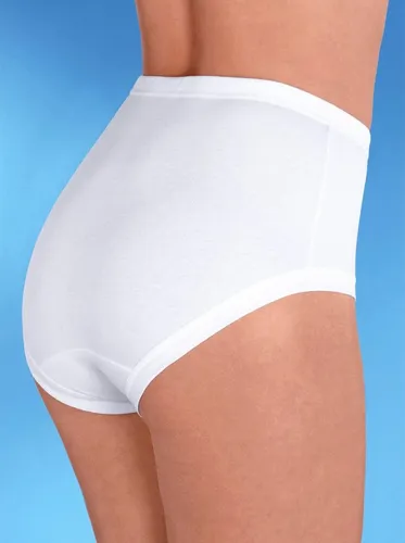 Witt Slip Taillenslip (5-St) - Weiße Feinripp-Unterwäsche - Funktionsunterwäsche aus 100% Baumwolle, pflegeleicht und angenehm zu tragen, ideal für den Alltag.