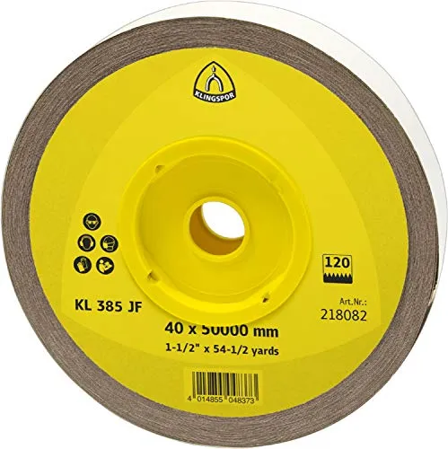 Klingpsor 218107 KL 385 JF, Schleifleinen ROLLE, Einheit brown Verpackung, 50X50000, 240, 1