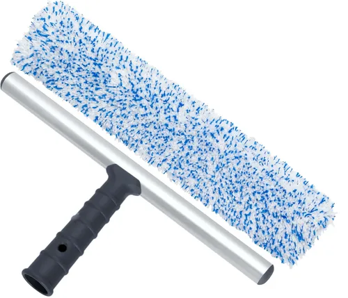 LEWI Komplettset "Blue Star" 10049 – 45 cm Breite - Hochwertiger LEWI Einwaschbezug BLUE STAR mit dichten, langen Fasern für optimale Wasseraufnahme. Ideal für die Fensterreinigung. Passend für alle LEWI Teleskopstangen, einfach zu handhaben und langlebig.