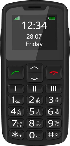 Beafon SL230 LTE Silverline - Seniorenhandy mit SOS Notruftaste, extra große Tasten und 4G LTE für einfache Bedienung