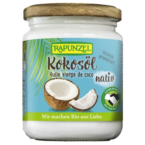 Kokosöl nativ bio (200g) - Vielseitiges Kokosöl für die Küche und Körperpflege! Ideal zum Braten und als natürliche Hautpflege. Mit geprüfter Qualität für höchsten Genuss.