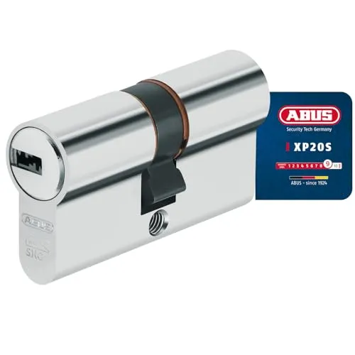 ABUS Profilzylinder XP20SN 30/90 mit Sicherungskarte und 3 Schlüsseln - Schließzylinder mit höchstem Schlagwiderstand durch innovative Anti-Schlagtechnik, inklusive Sicherungskarte für Schlüsselnachfertigung - ideal für maximale Sicherheit.