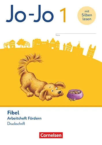 Jo-Jo Fibel - Allgemeine Ausgabe 2023 - 1. Schuljahr: Arbeitsheft Fördern in Druckschrift - Mit Lauttabelle und Lernspurenheft