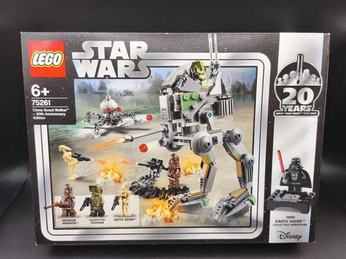 LEGO 75261 Star Wars Clone Scout Walker - Bauspielzeugset mit 250 Teilen, 20 Jahre Star Wars Jubiläum und beweglichen Teilen für actionreiche Abenteuer