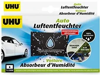 UHU Auto Luftentfeuchter 300 G - Luftentfeuchter für Freizeitfahrzeuge, effektiv gegen Feuchtigkeit, ideal für alle Zimmer, kompakt und leicht für einfache Handhabung.