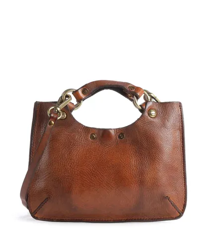 Campomaggi Handtasche cognac C034580NDX0001C1502 - Umhängetaschen aus hochwertigem, fein genarbtem Rindsleder in eleganten Cognac-Tönen, perfekt für stilbewusste Frauen.