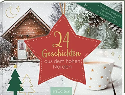 Geschichten aus dem hohen Norden: Ein skandinavisches Adventsbuch zum Aufschneiden | Adventskalender für Erwachsene 24