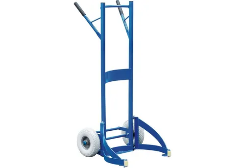 BGS 9027 Reifenkarre - 200 kg Tragfähigkeit, Blau - Reifenständer mit stabiler Stahlrohrkonstruktion und automatischem Verriegelungssystem, ideal für den einfachen Transport von Radsätzen bis 200 kg.