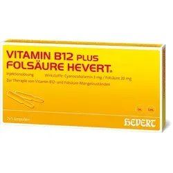 Vitamin B12 PLUS Folsäure Hevert a 2 ml 10 St