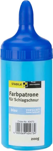 Stabila Farbpatrone für Schlagschnur 200g Blau