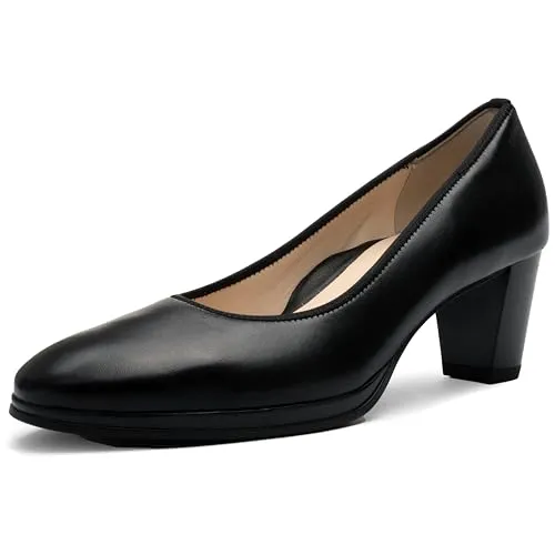 ARA Damen Orly Pumps, Schwarz, 41.5 - Damen-Pumps mit High Soft Komfort - Genießen Sie ein angenehmes Laufgefühl dank weichem Obermaterial und flexibler, luftpolsternder Laufsohle.