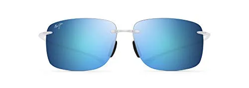 Maui Jim HEMA - Crystal Matt (B443-05CM) Sonnenbrille - Sonnenbrille mit polarisierten Gläsern für optimalen UV-Schutz und gestochen scharfe Sicht, ideal für Sonnenliebhaber und Outdoor-Aktivitäten.