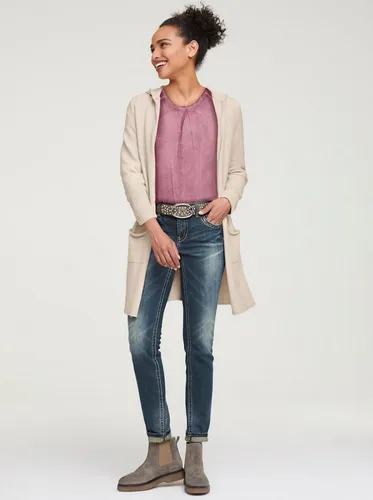 heine Strickjacke Long-Strickjacke, sand