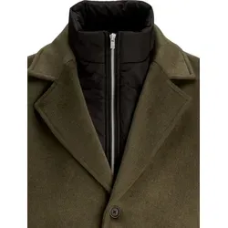 Jack & Jones Mantel BLASTANFORD - Eleganter Übergangsmantel in Grau - XXL - Eleganter Herrenmantel in Grau mit abnehmbarer Innenjacke. Regular Fit für optimalen Komfort, praktische Taschen und stilvolle Details machen ihn zum idealen Begleiter für Alltag und Business.