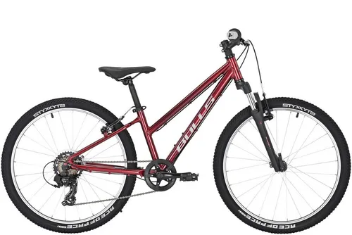 Bulls Tokee 24 Mädchen Trapez rot 2025 - 24" - Onesize - Kinderfahrräder, leichtes und stylisches Design für sicheren Fahrspaß und exzellente Handhabung