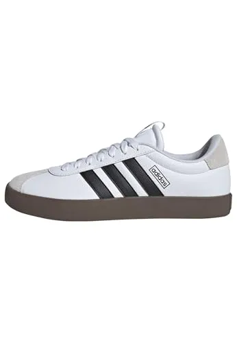 Adidas VL Court 3.0 - Weißer Wildleder Sneaker - Sneaker aus hochwertigem Wildleder mit vulkanisierter Gummiaußensohle für optimalen Grip. Ideal für lässige Outfits und aktive Tage, vereint Stil und Komfort.