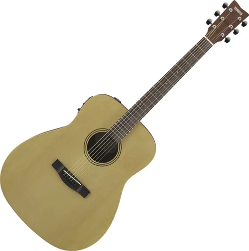 Yamaha FX400 Natural Satin Dreadnought-Gitarre - Einsteigerfreundliche Dreadnought-Gitarre mit laminiertem Korpus und Fichtendecke. Ideal für das Üben und erste Band-Projekte dank integriertem Tonabnehmer und komfortabler Bespielbarkeit.
