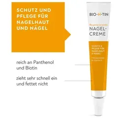 Bio-h-tin Nagelcreme Plus - Arzneimittel zur Stärkung und Pflege rissiger Nägel, fördert Regeneration und schützt vor Einrissen. Zieht schnell ein und fettet nicht nach.