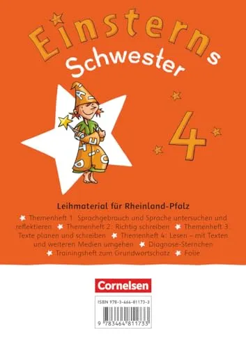 Einsterns Schwester - Sprache und Lesen - Neubearbeitung 2022 - 4. Schuljahr: Themenhefte 1-4, Training Grundwortschatz und Diagnoseheft - ... (Rheinland-Pfalz), mit digitalen Medien