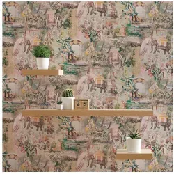Tadessi Vliestapete Tapete Vintage M1-No.1695, Vliestapete, Beige, Braun, Orientalisch, glatt beige|braun