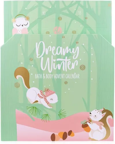Beauty Adventskalender Weihnachtskalender Wellness Pflege Shampoo Spa Badebombe
