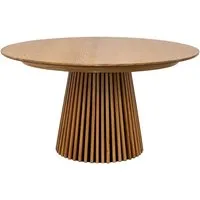 Ebuy24 Esstisch Osaka Ø140cm Eiche – Stilvoll und Robust - Esstisch Ø140cm aus hochwertiger Eiche, ideal für gesellige Runden und ein modernes Wohnambiente.