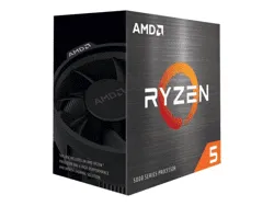 AMD Ryzen 5 5600X - 6-Kern CPU mit 3.7 GHz - Prozessor (CPU) mit 6 Kernen und 3.7 GHz, ideal für Gaming und Multitasking, übertaktbar, unterstützt Dual Channel 3200-DDR4 RAM.
