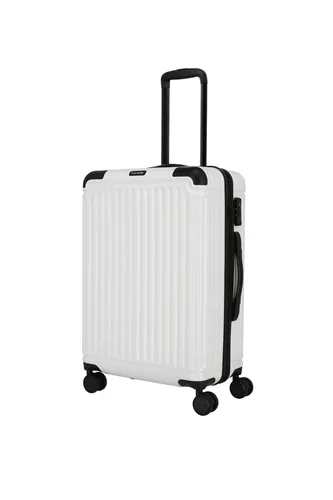 Travelite Cruise Trolley M 67cm in Türkis - Koffer mit 4 Doppelrollen und TSA LOCK, aus widerstandsfähigem Polypropylen für sicheres Reisen. Modernes Design mit Kreuzspanngurten und Trennwand für optimalen Stauraum.