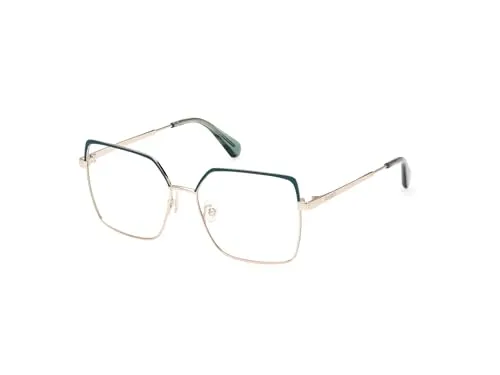 MAX&Co. Brillengestell (Model MO509732A54) für Damen, Rechteckig, gefertigt aus Metall (inklusive Brillentasche)