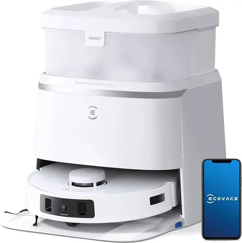 ECOVACS DEEBOT T30 PRO OMNI - 11.000 PA Saugkraft, Zero Tangle Bürste und intelligente Kantenreinigung für mühelose Fußbodenreinigung