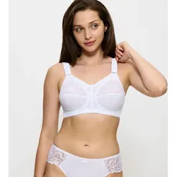 Triumph Doreen BH ohne Bügel (95B White) - Klassische BHs für Damen, mit schmaler Passform für optimale Bewegungsfreiheit und höchsten Tragekomfort.