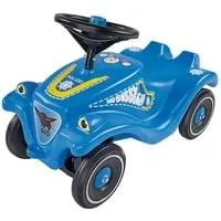 BIG Bobby Car Classic Polizei - Robustes Kinderfahrzeug mit realistischem Polizei-Design und SOS Light Sound Modul für aufregende Gaunerjagden ab 12 Monaten