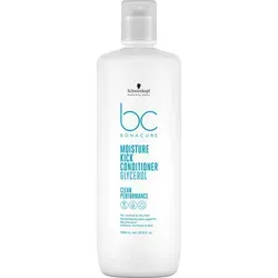 Schwarzkopf Professional BC Bonacure Moisture Kick Conditioner 1000 ml - Haarspülung für normales bis trockenes Haar, spendet intensive Feuchtigkeit und verbessert die Kämmbarkeit um bis zu 72%. Vegane Formel mit Glycerin für geschmeidiges, glänzendes Haar.